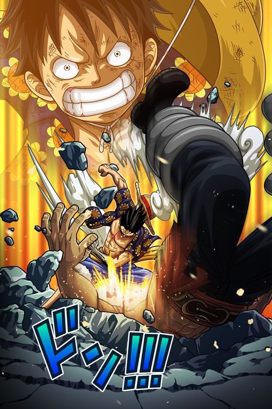 Luffy's Fierce Attack - one piece wallpaper for OpersCraft