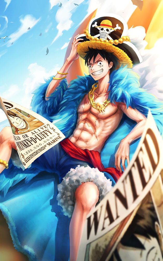 Luffy Wanted Poster Art - one piece wallpaper for OpersCraft