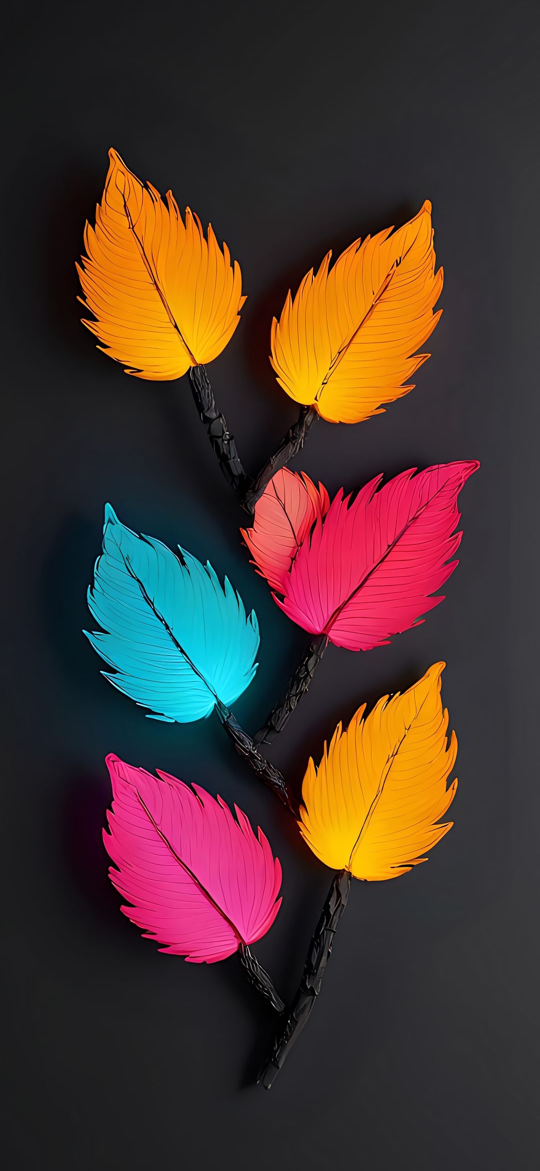 Luminous Leaf Arrangement - random wallpaper for OpersCraft