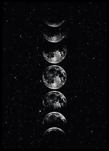 Lunar Phases Sequence - space wallpaper for OpersCraft