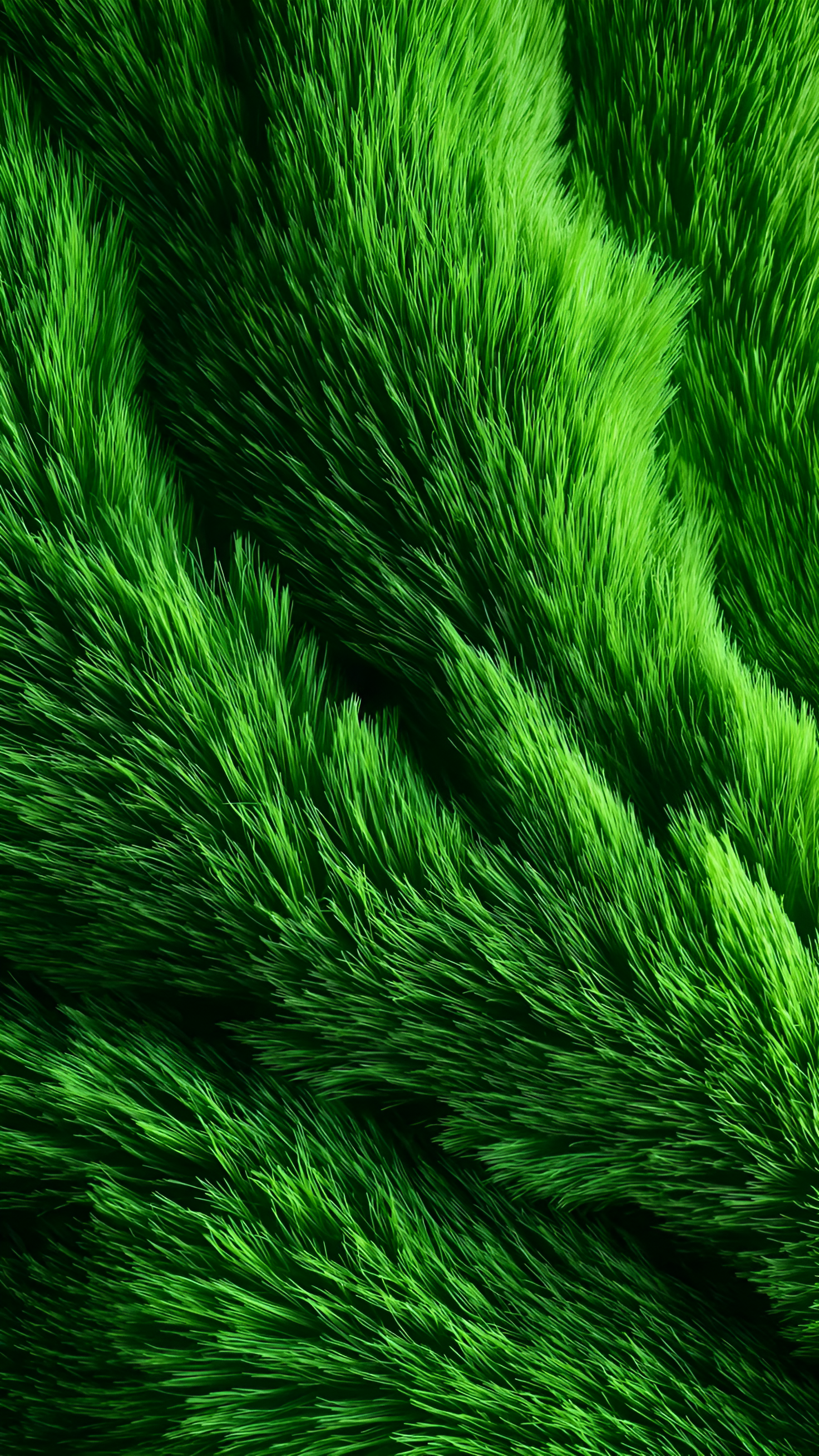 Lush Green Fur Texture - abstract wallpaper for OpersCraft