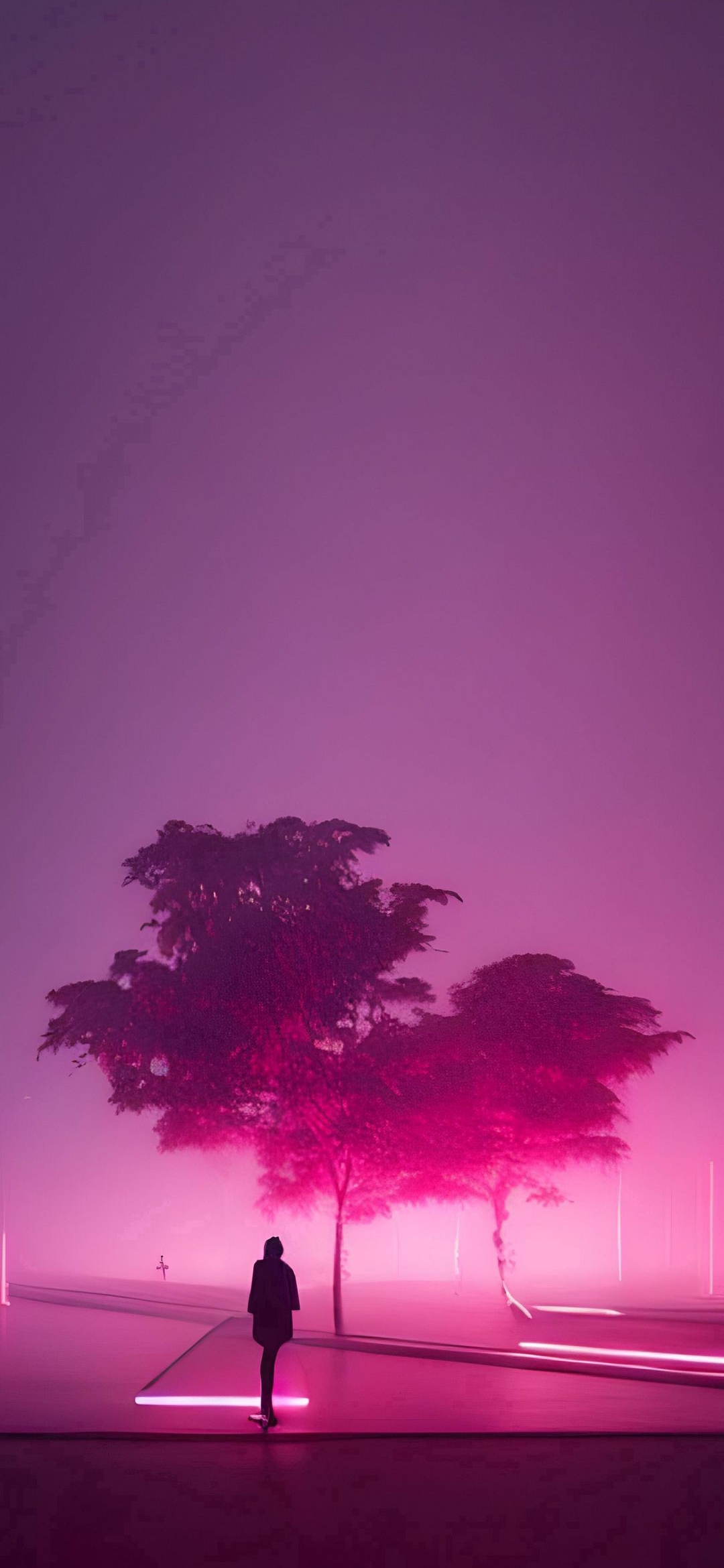 Magenta Dreamscape Wanderer - random wallpaper for OpersCraft