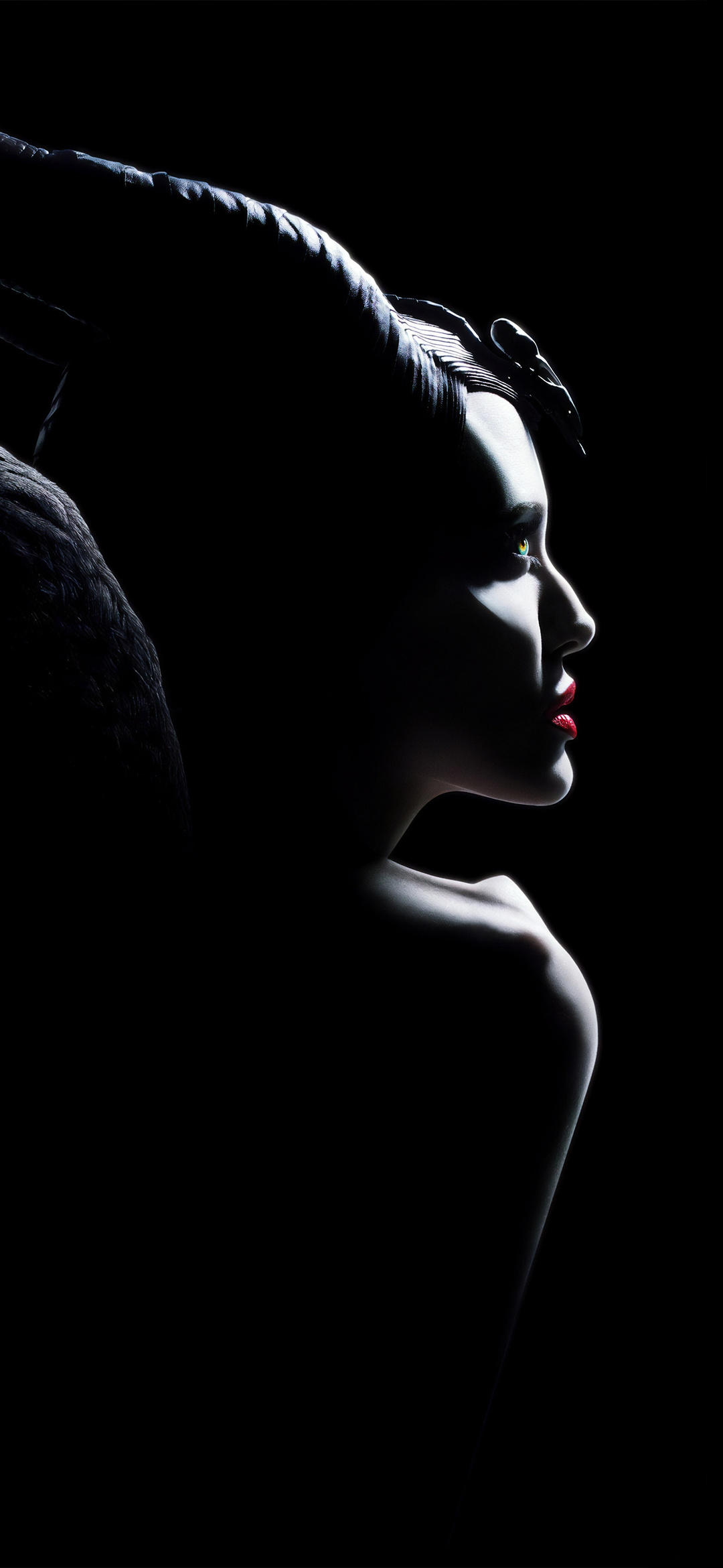 Maleficent Silhouette Portrait - random wallpaper for OpersCraft