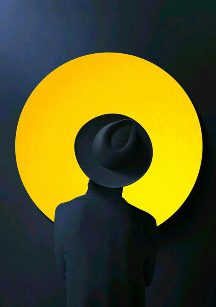 Man in Hat Yellow Circle - dope wallpaper for OpersCraft
