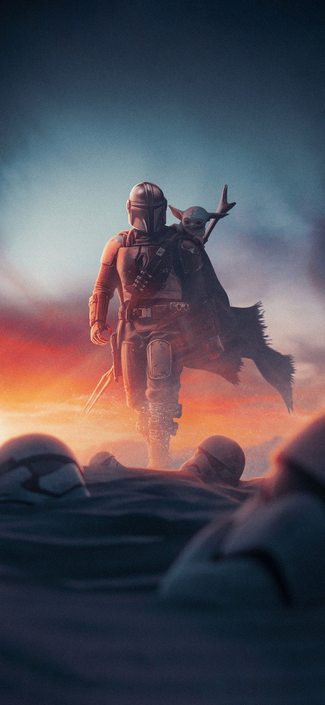 Mandalorian and The Child - star wars wallpaper for OpersCraft
