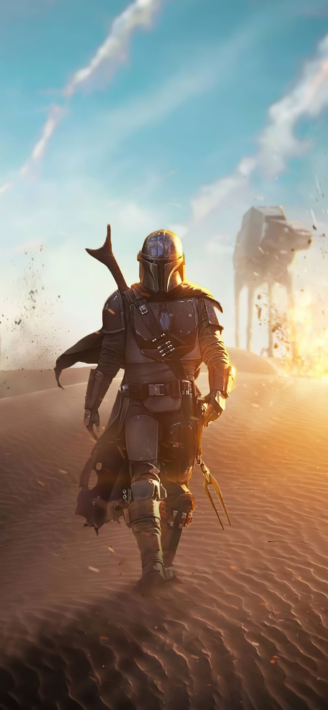 Mandalorian Desert Walk - star wars wallpaper for OpersCraft