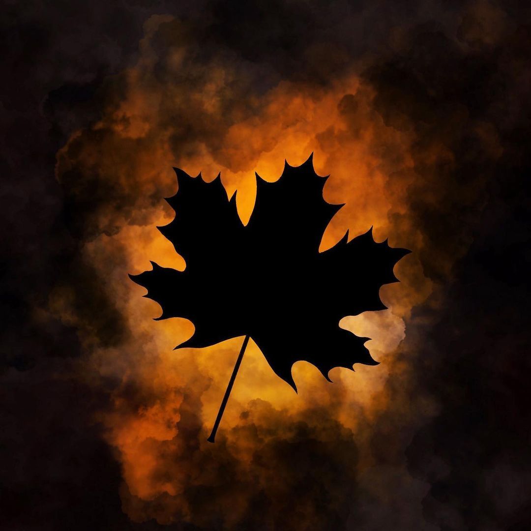Maple Leaf Silhouette - autumn wallpaper for OpersCraft