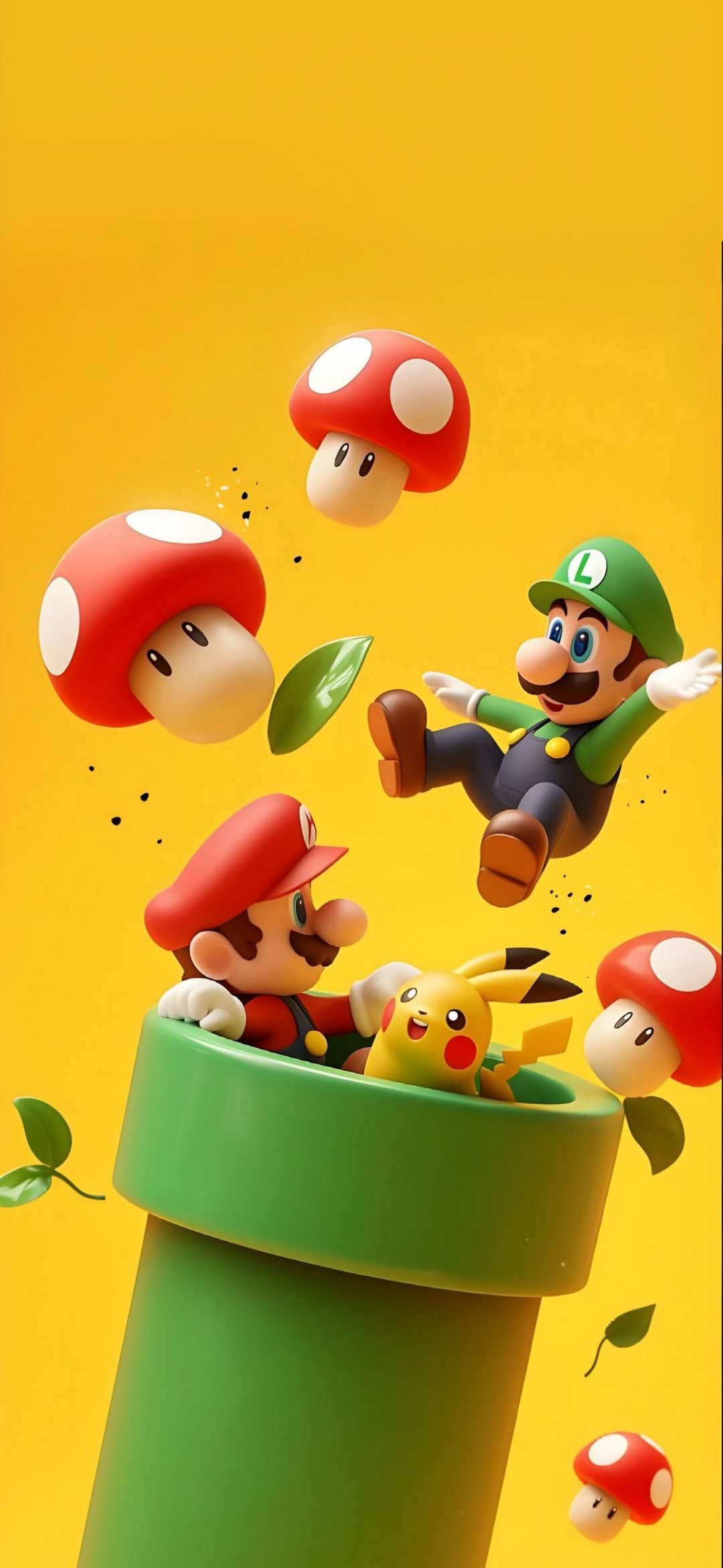 Mario and Luigi Fun - fruit wallpaper for OpersCraft