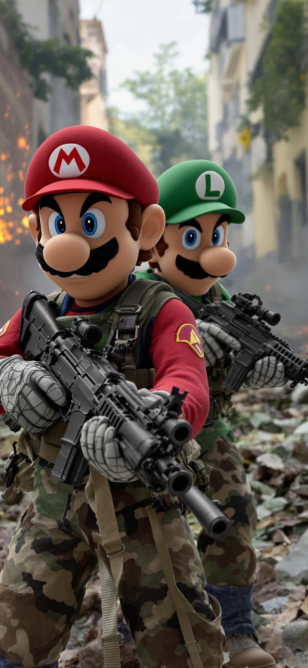 Mario and Luigi Soldiers - mario wallpaper for OpersCraft