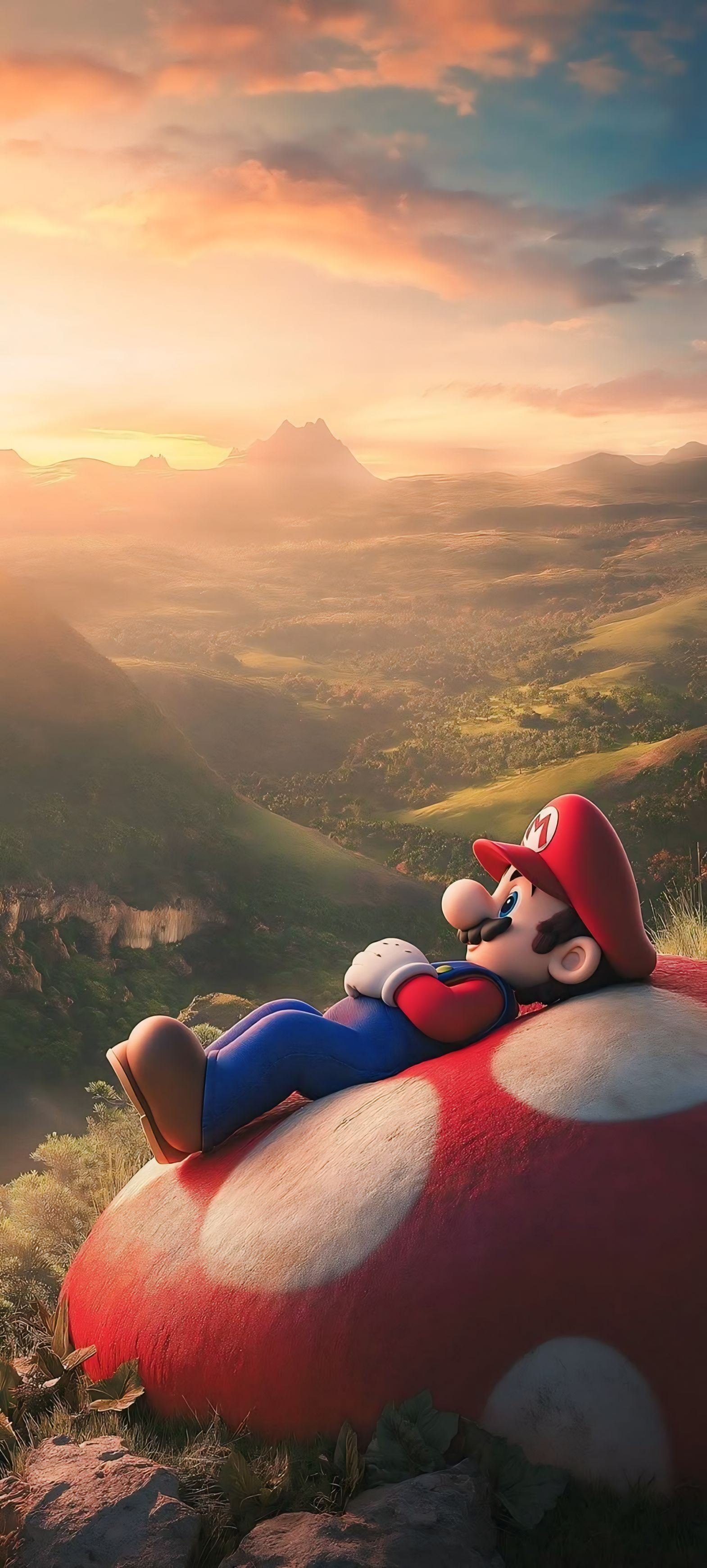 Mario Relaxing Landscape - mario wallpaper for OpersCraft