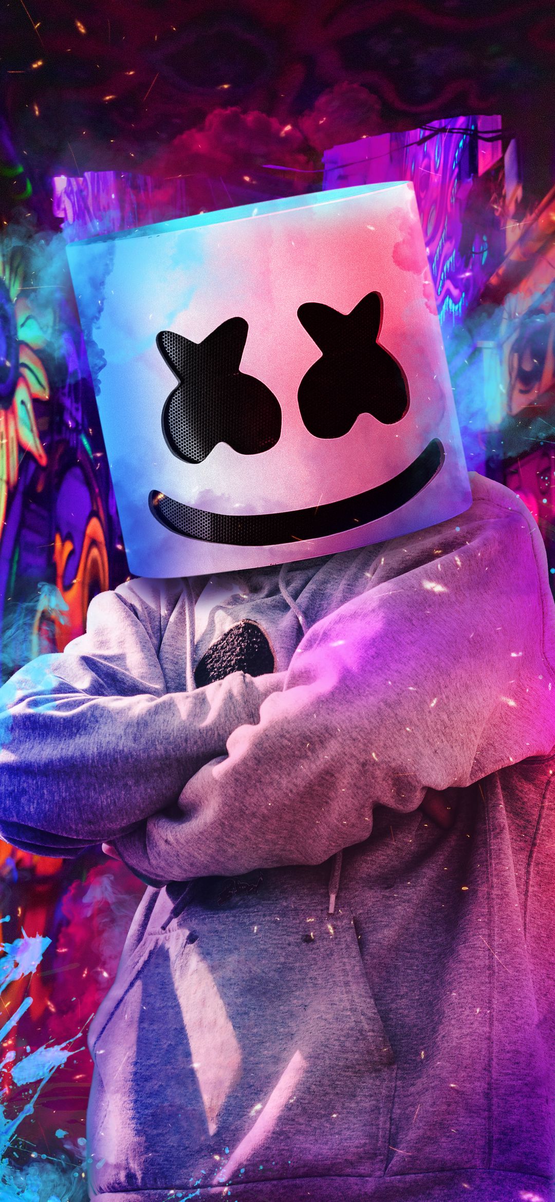 Marshmello Graffiti Art - marshmello wallpaper for OpersCraft