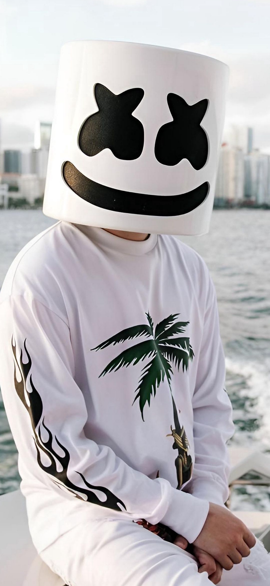 Marshmello Tropical Vibes - music wallpaper for OpersCraft