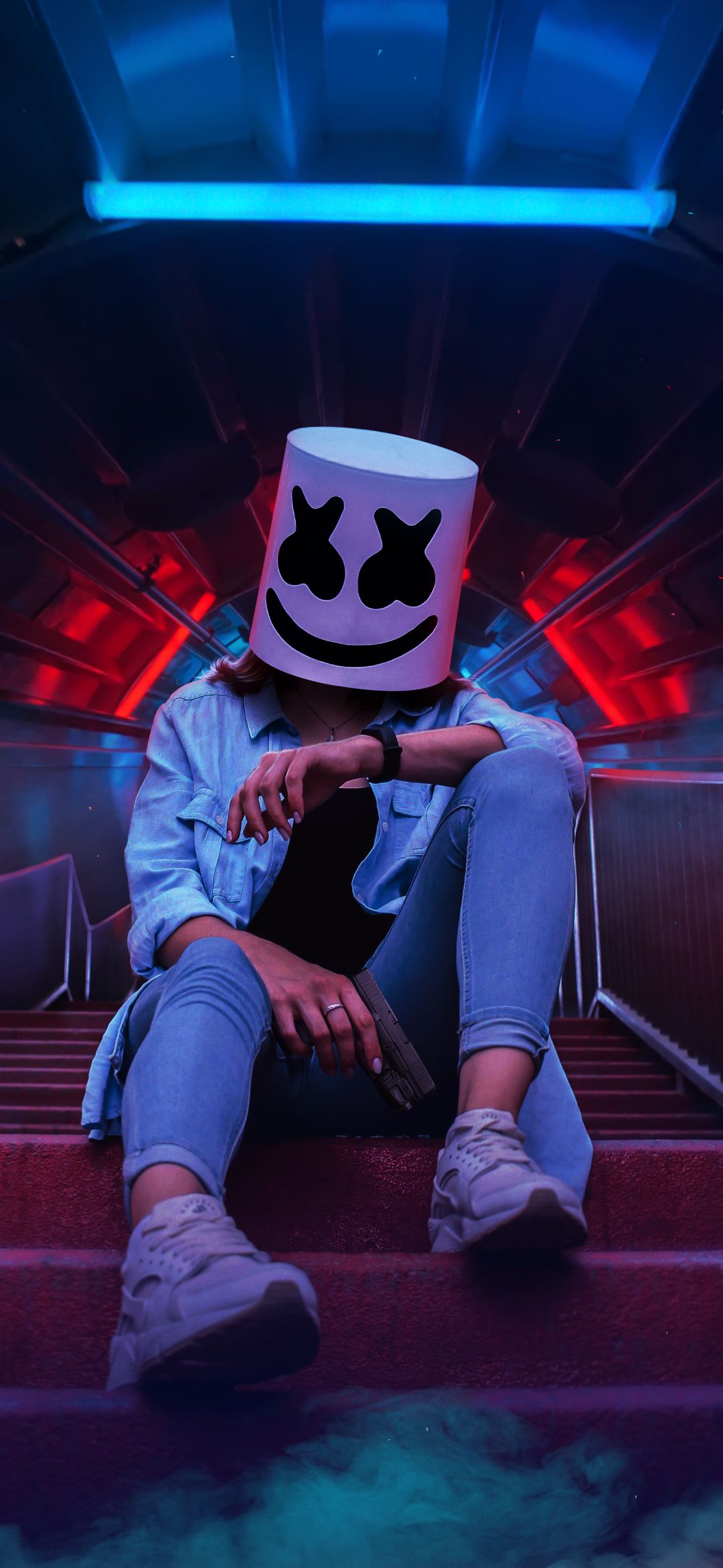 Marshmello Underground Portrait - mask wallpaper for OpersCraft