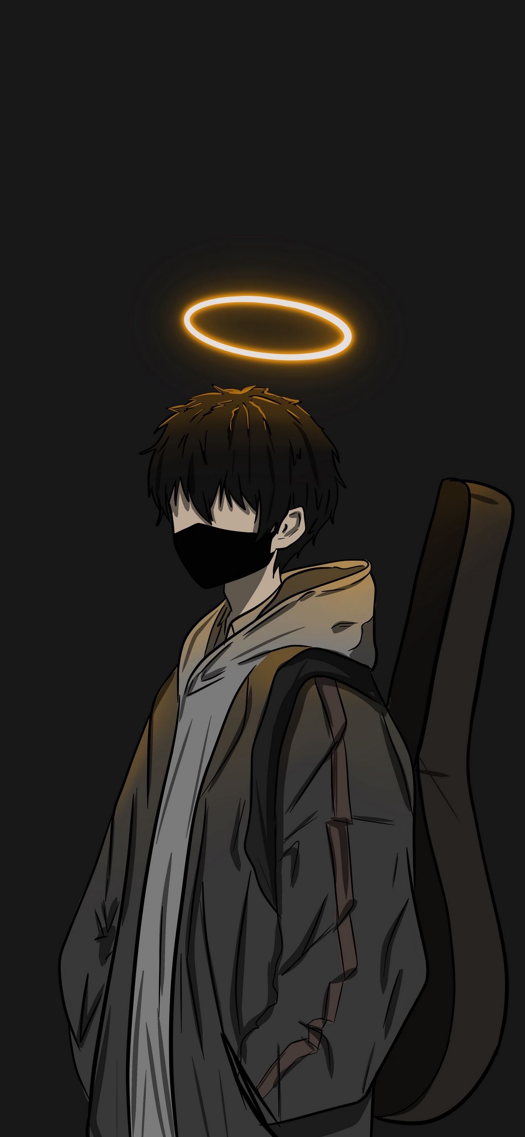 Masked Angelic Musician - anime wallpaper for OpersCraft