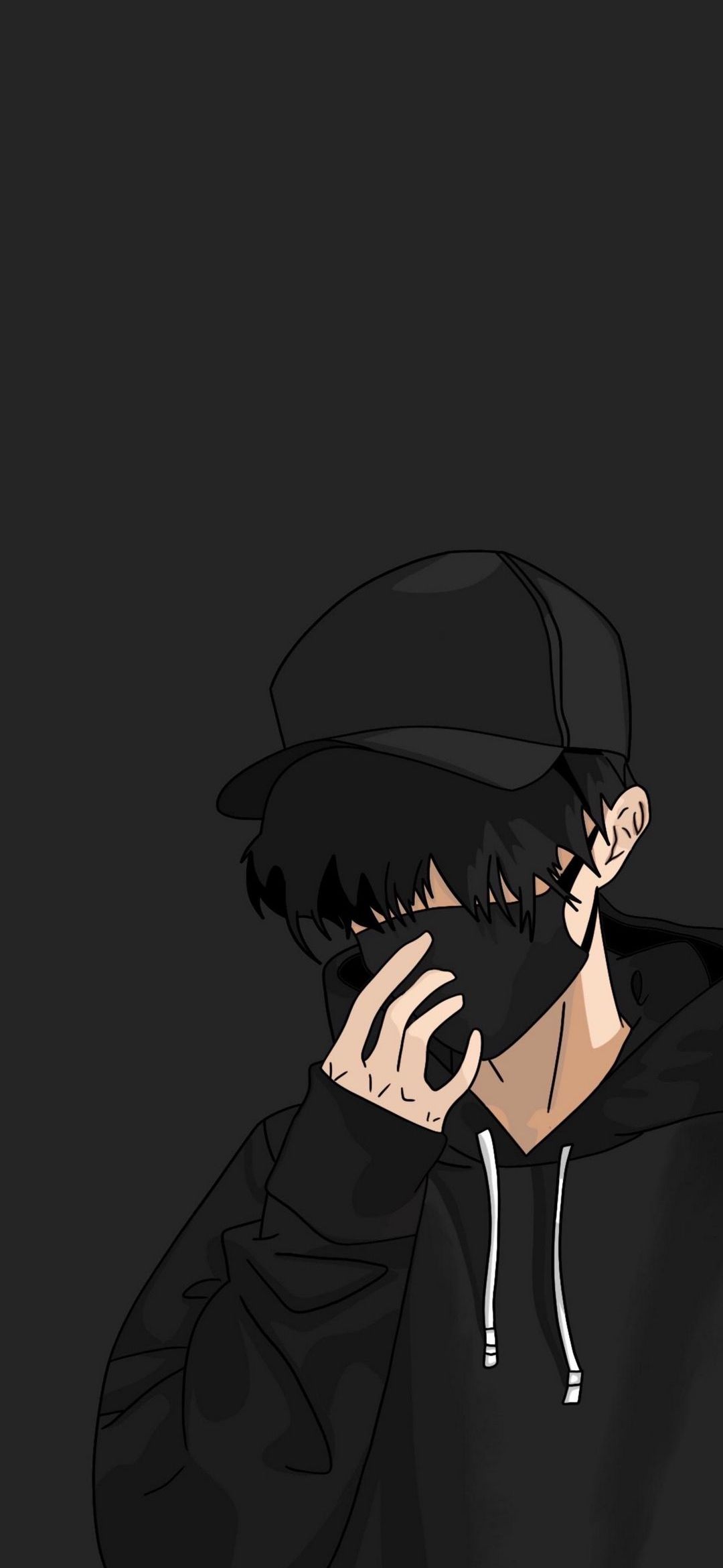 Masked Figure in Shadow - anime wallpaper for OpersCraft