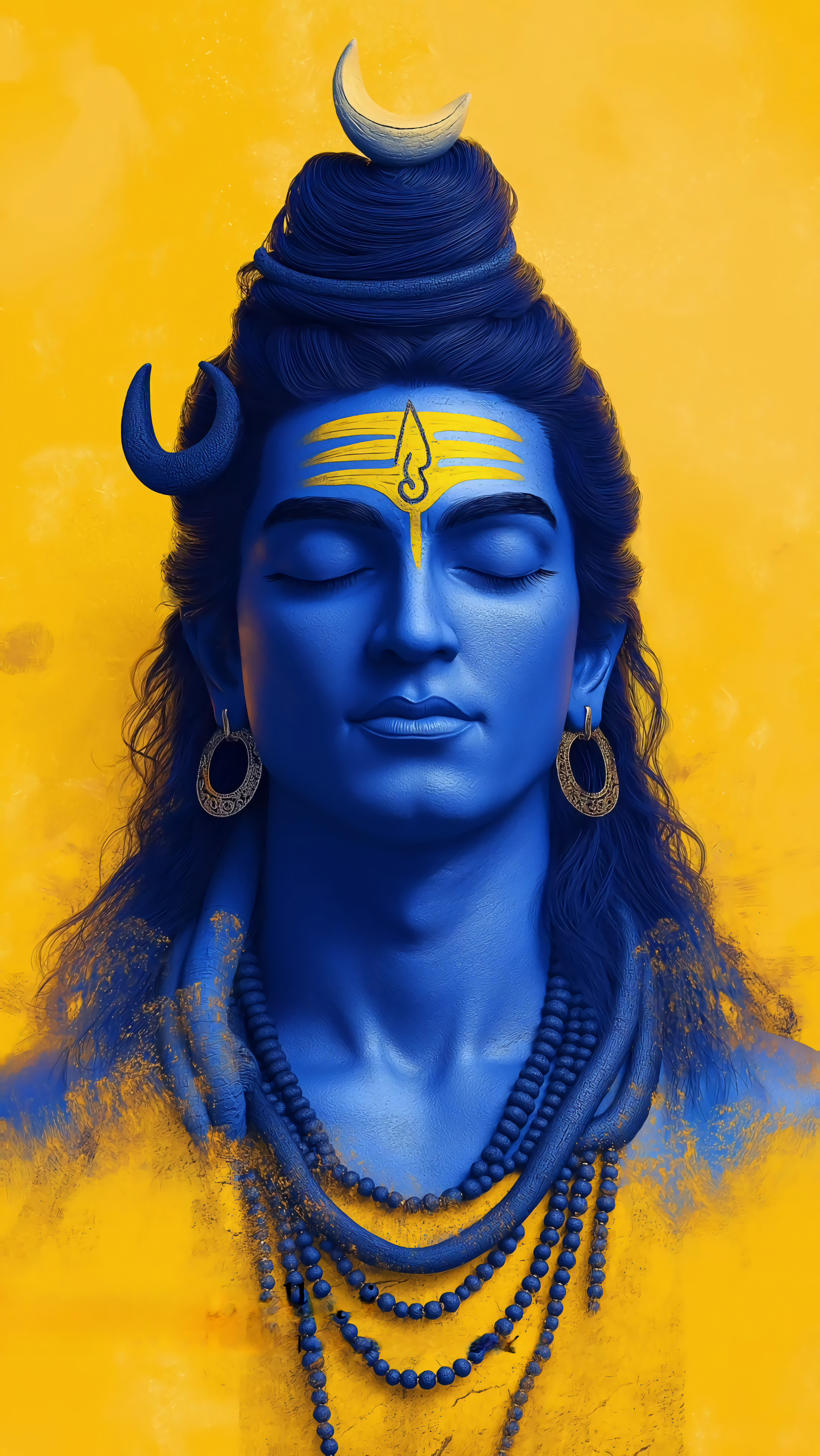 Meditative Shiva Portrait - random wallpaper for OpersCraft
