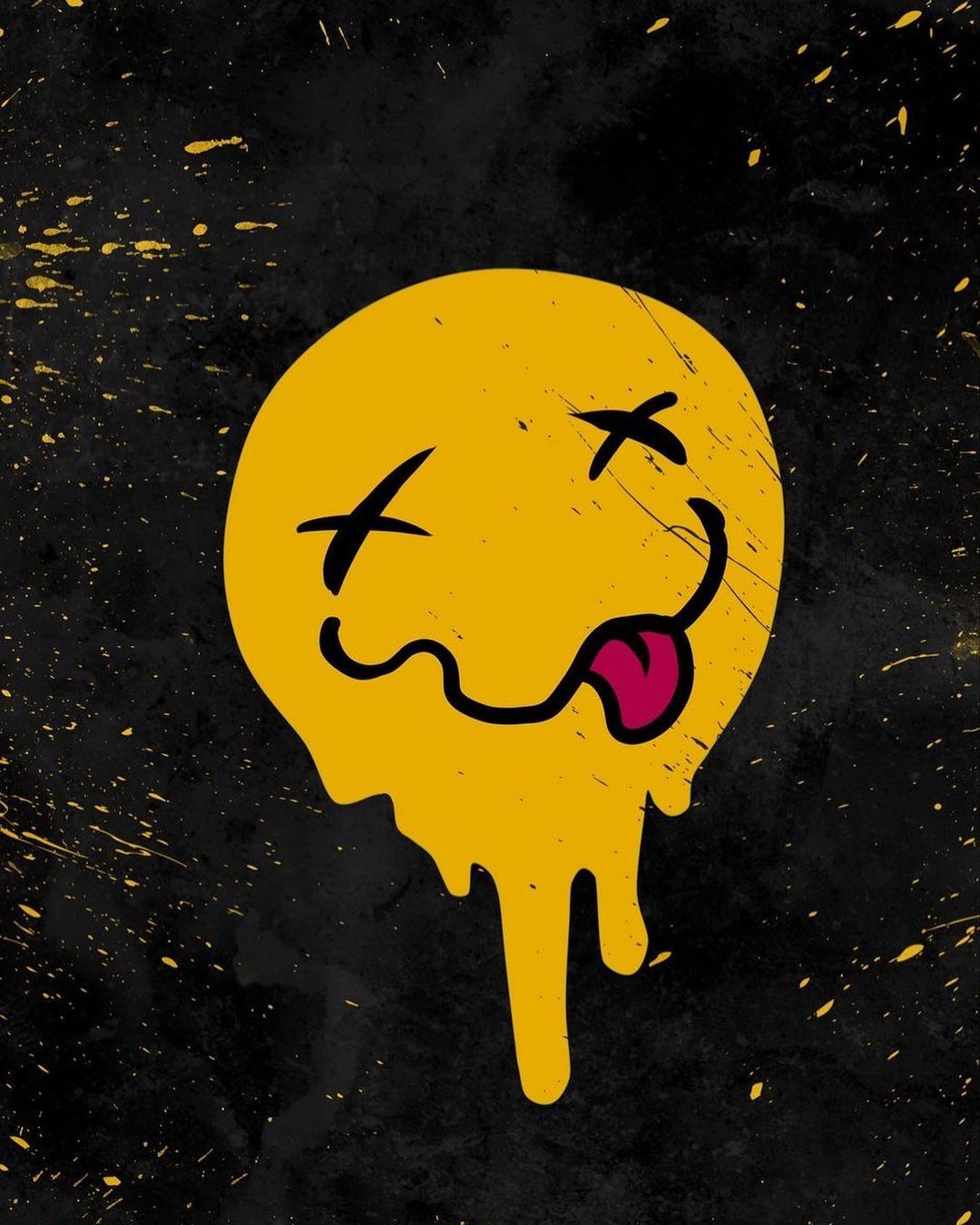 Melting Emoji Dope Art - dope wallpaper for OpersCraft
