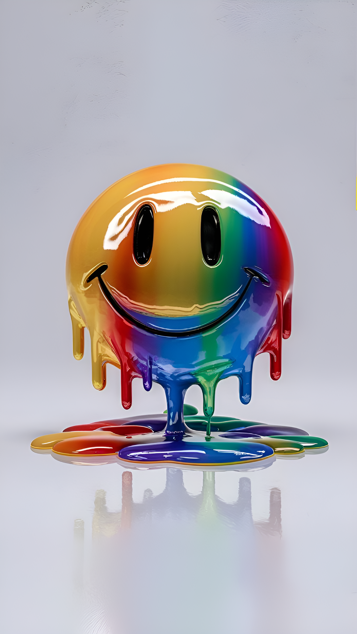 Melting Rainbow Smiley - emoji wallpaper for OpersCraft