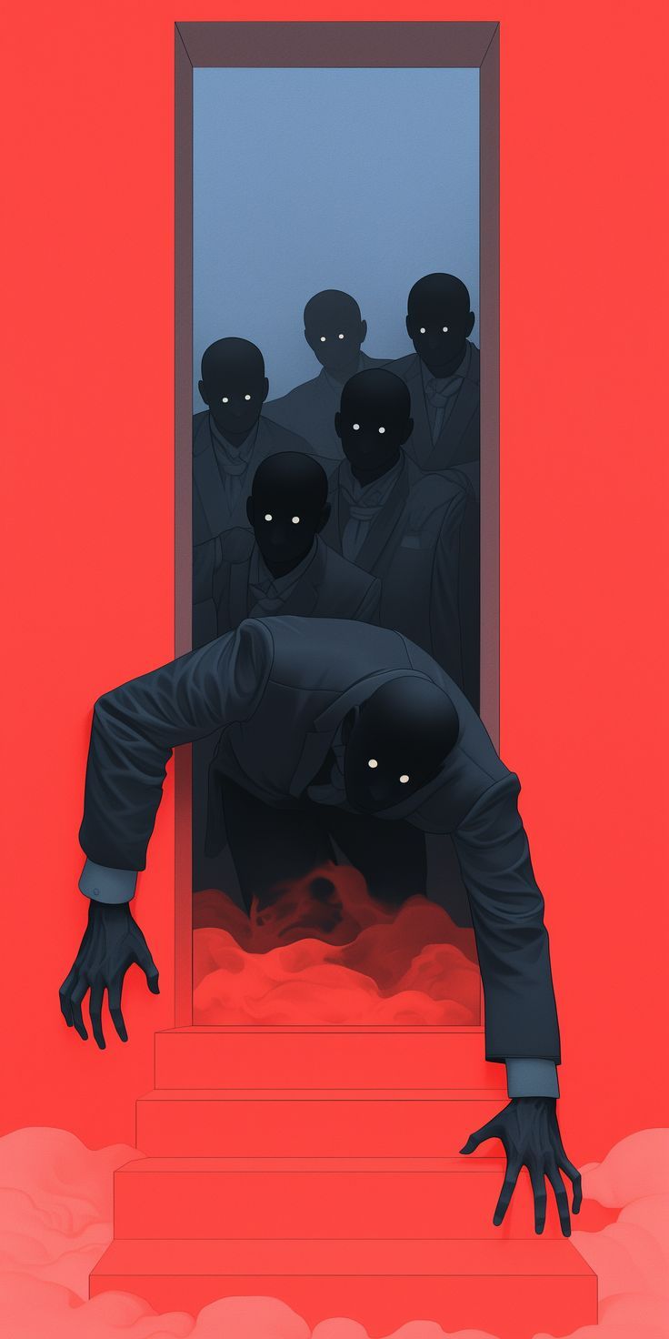 Menacing Figures Emerging - horror wallpaper for OpersCraft