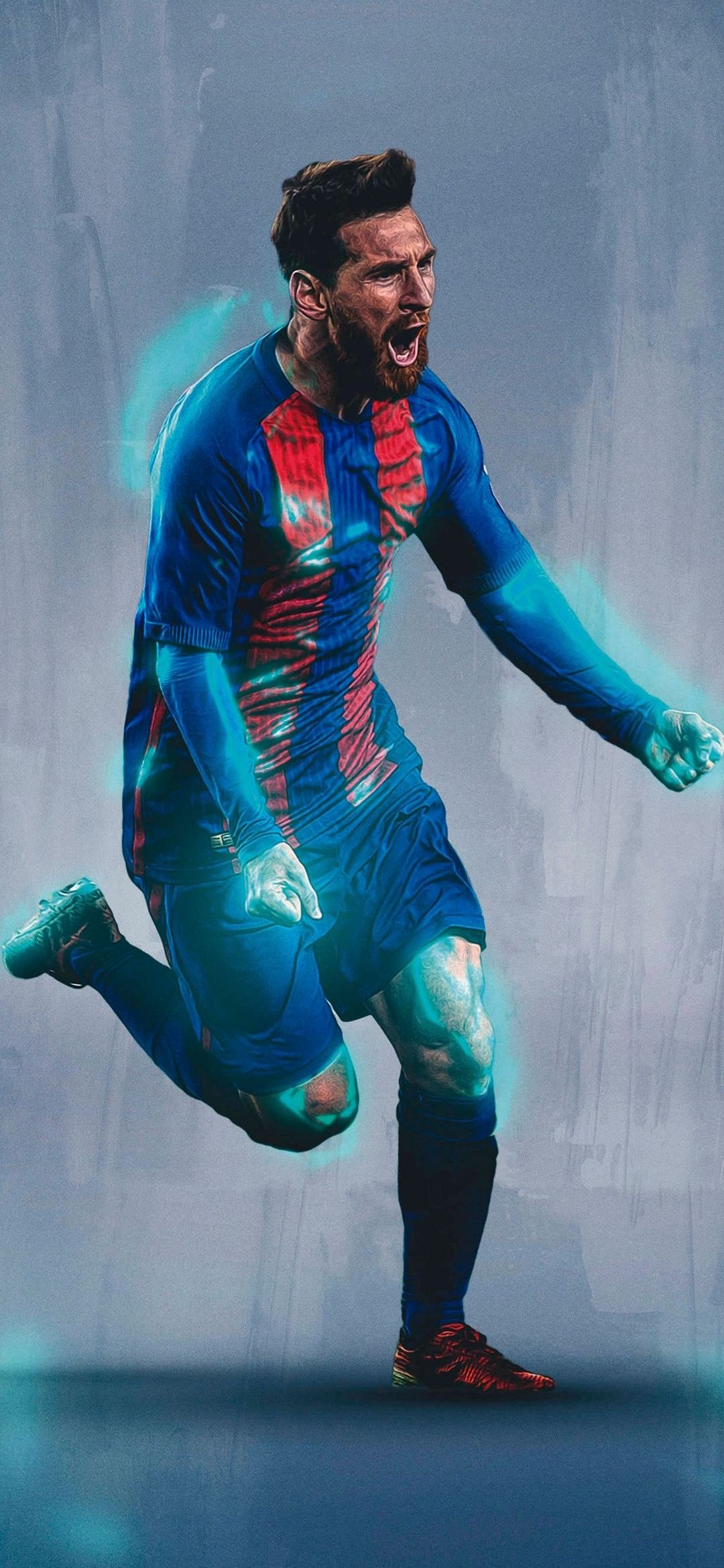 Messi Celebration Art - soccer wallpaper for OpersCraft