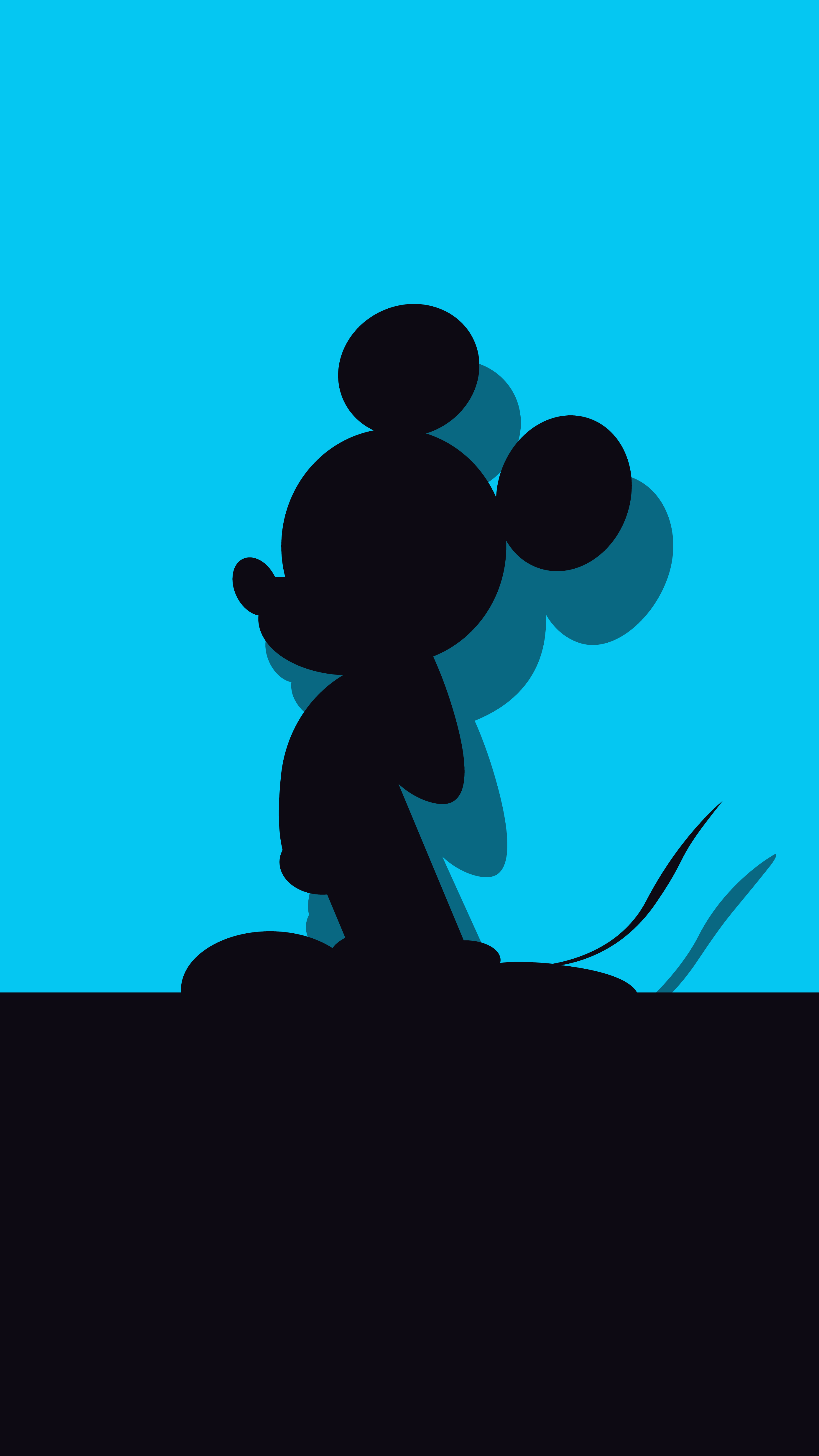 Mickey Mouse Silhouette - dope wallpaper for OpersCraft