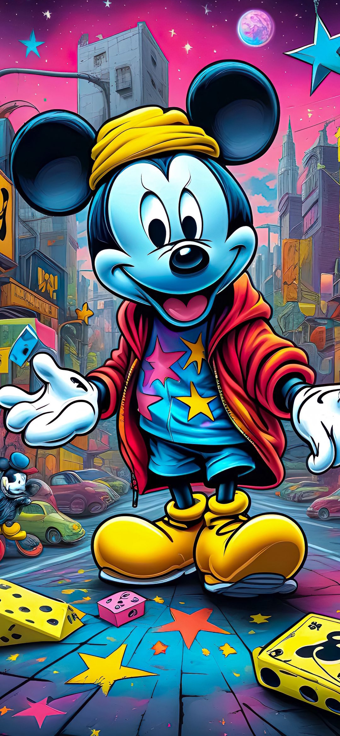 Mickey's Urban Adventure - cartoon wallpaper for OpersCraft