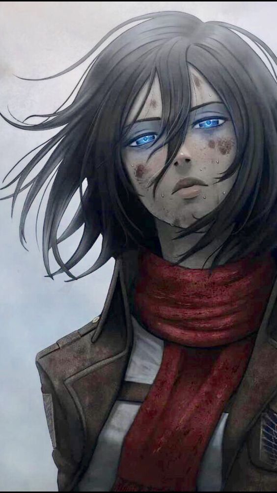 Mikasa Ackerman Portrait - anime wallpaper for OpersCraft