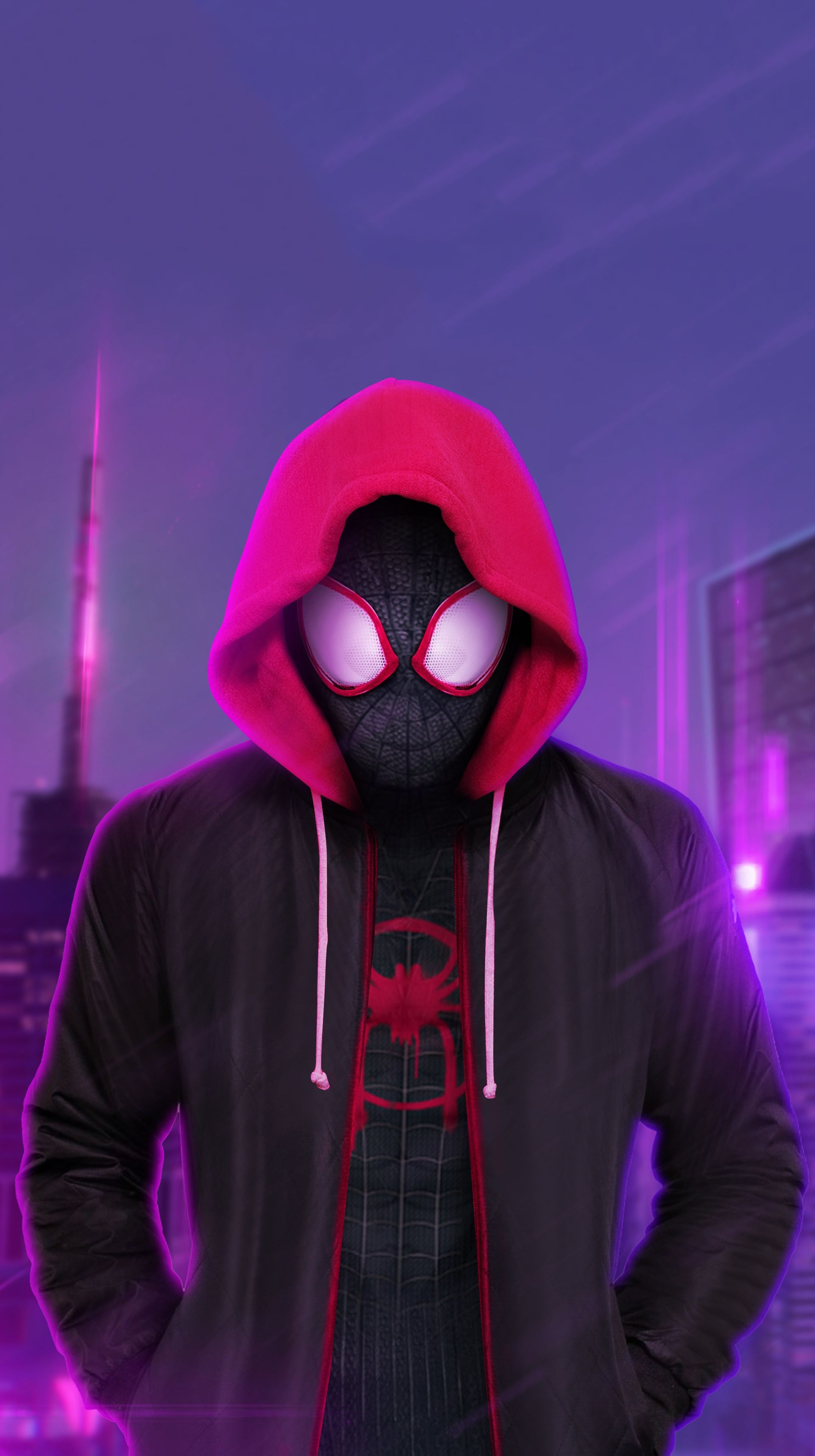 Miles Morales Hoodie - spider-man wallpaper for OpersCraft