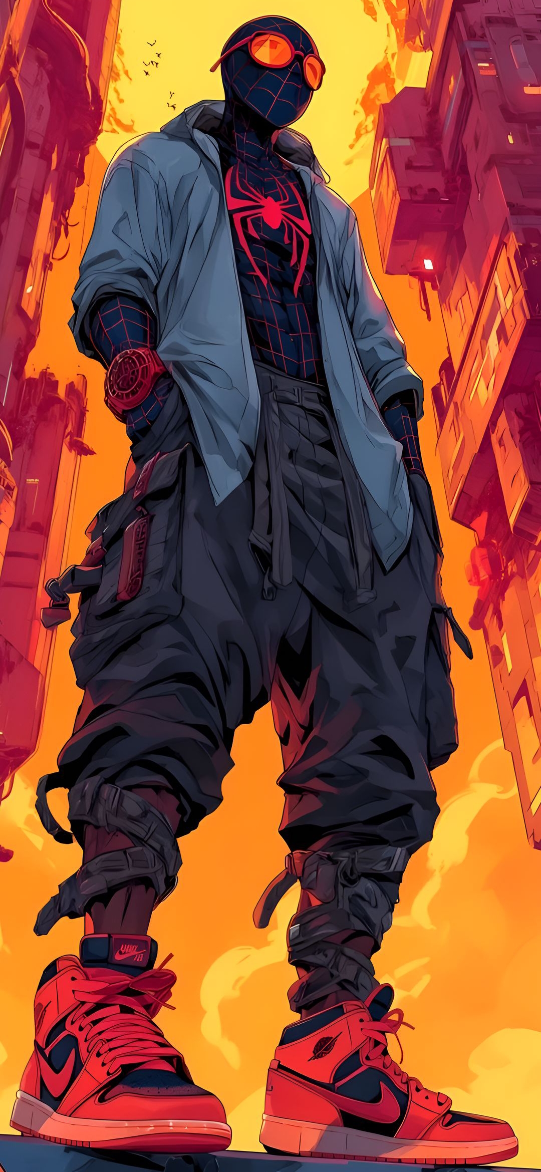 Miles Morales Urban Vigilante - spider-man wallpaper for OpersCraft