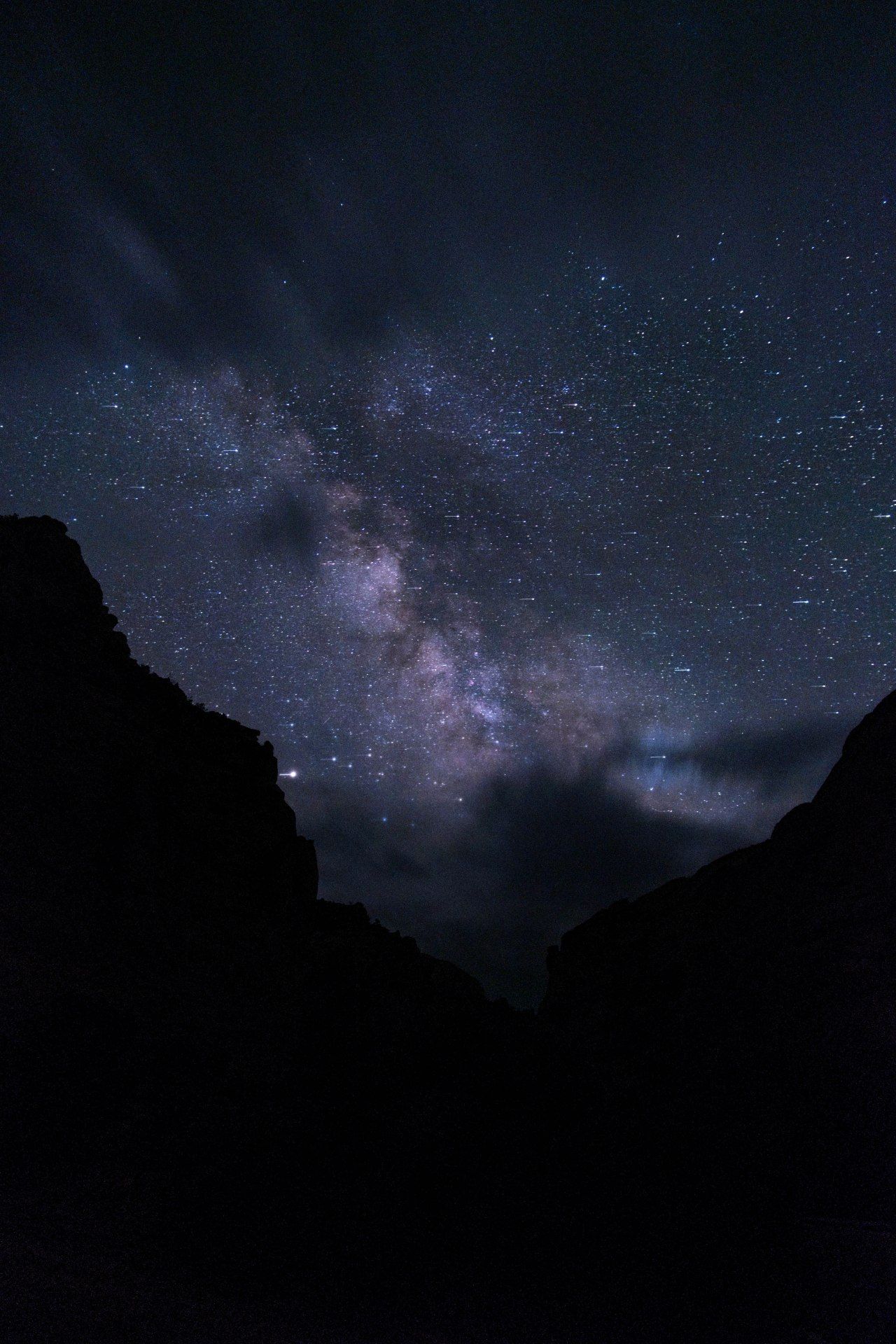 Milky Way Canyon View - space wallpaper for OpersCraft