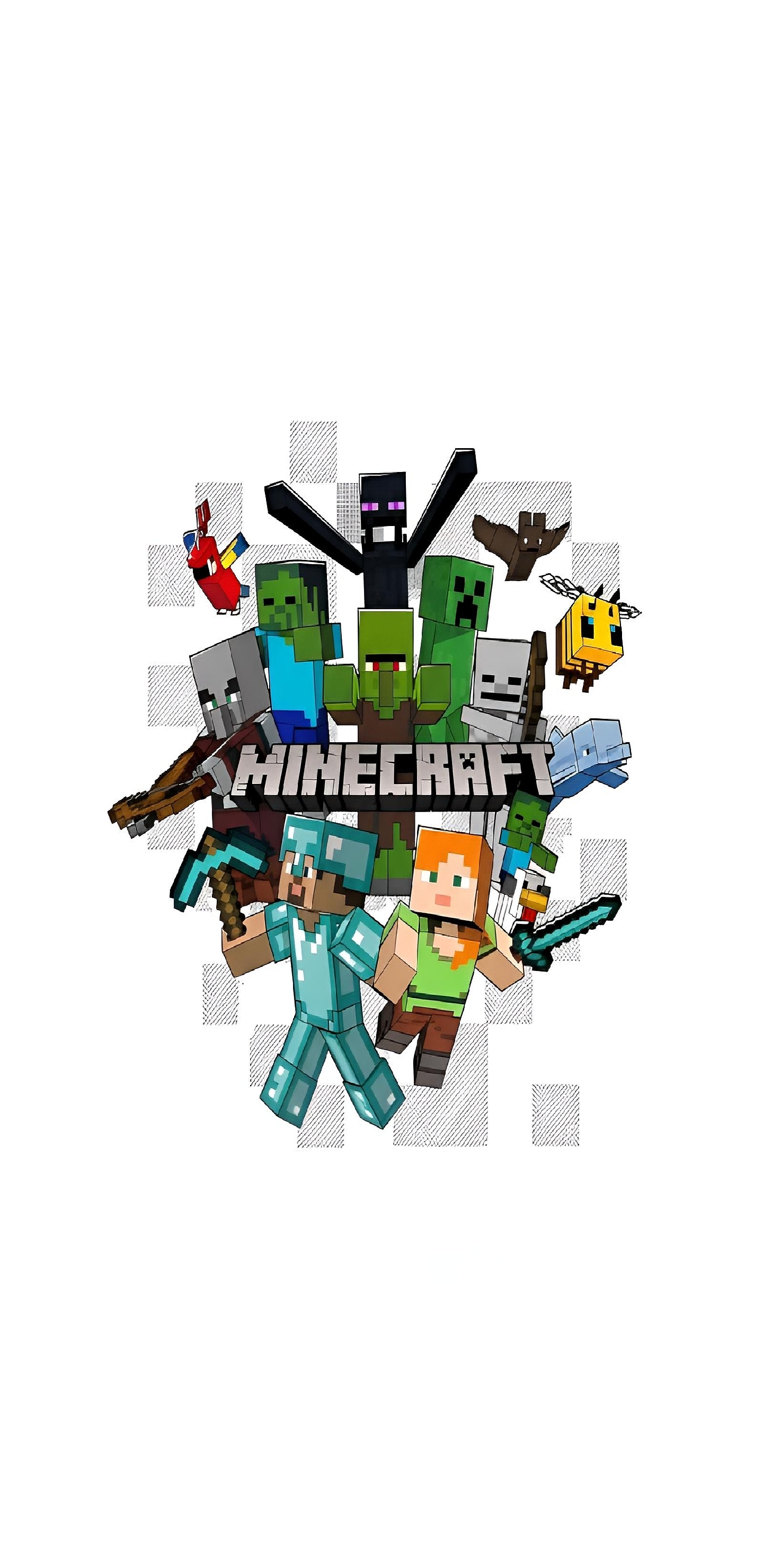 Minecraft Characters Collage - minecraft wallpaper for OpersCraft