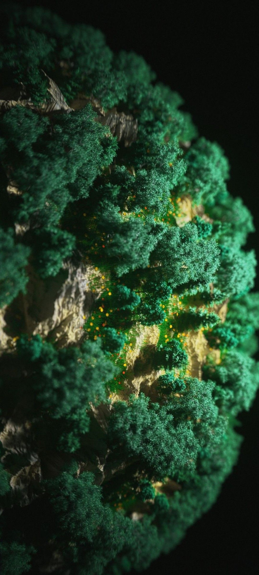 Miniature Forest Planet - forest wallpaper for OpersCraft