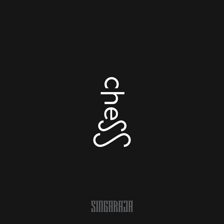 Minimalist Chess Typography - minimal wallpaper for OpersCraft