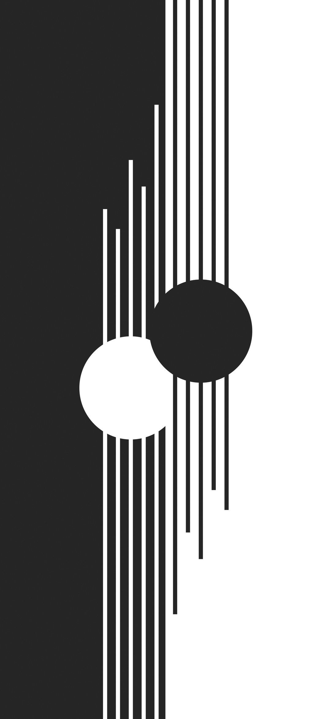 Minimalist Eclipse Stripes - minimal wallpaper for OpersCraft