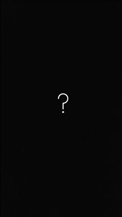 Minimalist Question Mark - minimal wallpaper for OpersCraft