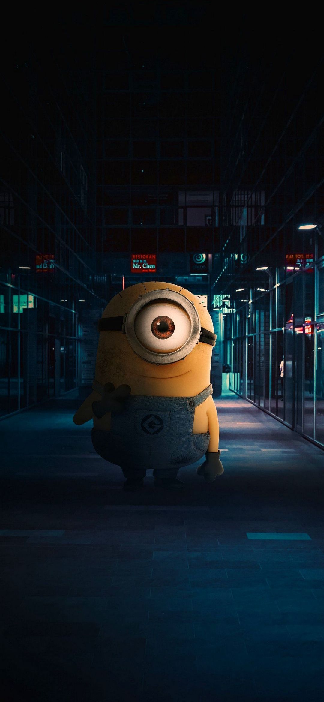 Minion in Cityscape - random wallpaper for OpersCraft
