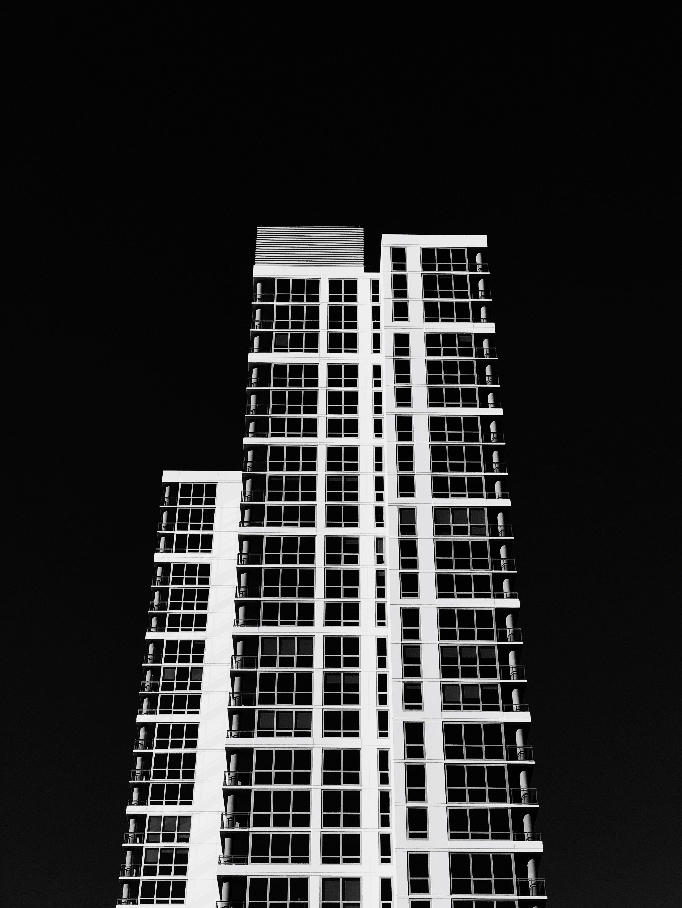 Monochrome Building Facade - architecture wallpaper for OpersCraft