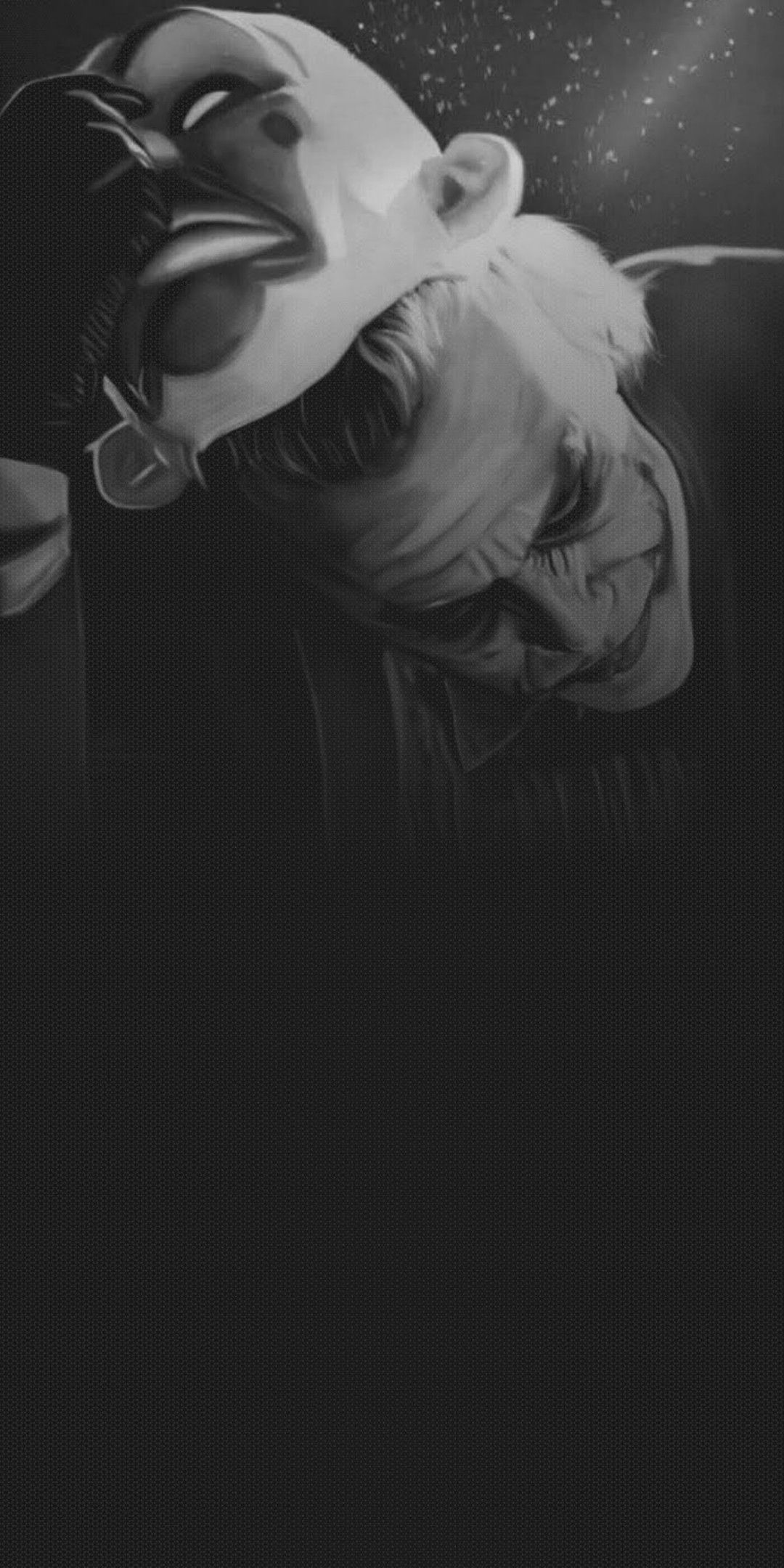 Monochrome Clown Portrait - clown wallpaper for OpersCraft