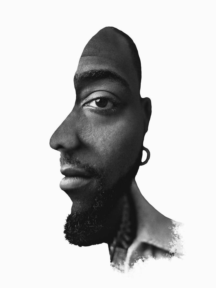 Monochrome Face Illusion - art wallpaper for OpersCraft