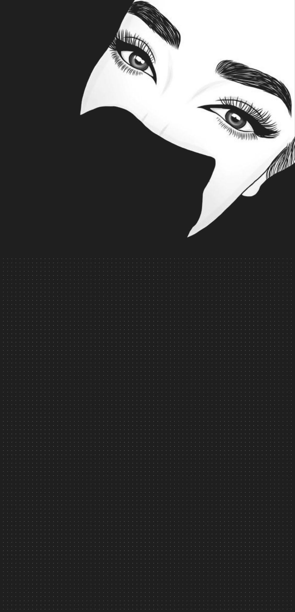 Monochrome Gaze - girl wallpaper for OpersCraft