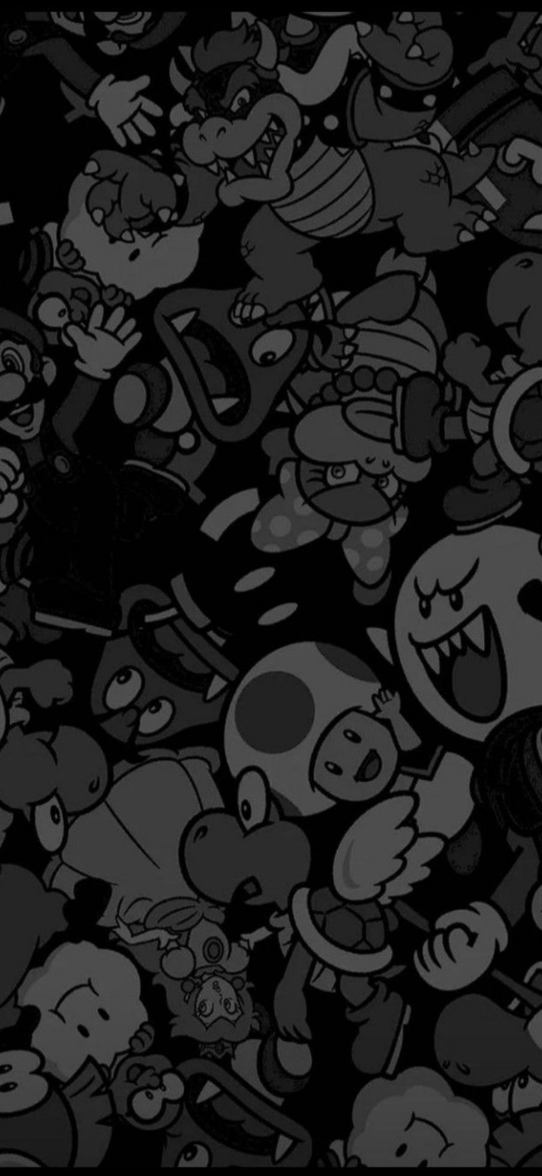 Monochrome Mario Mashup - mario wallpaper for OpersCraft