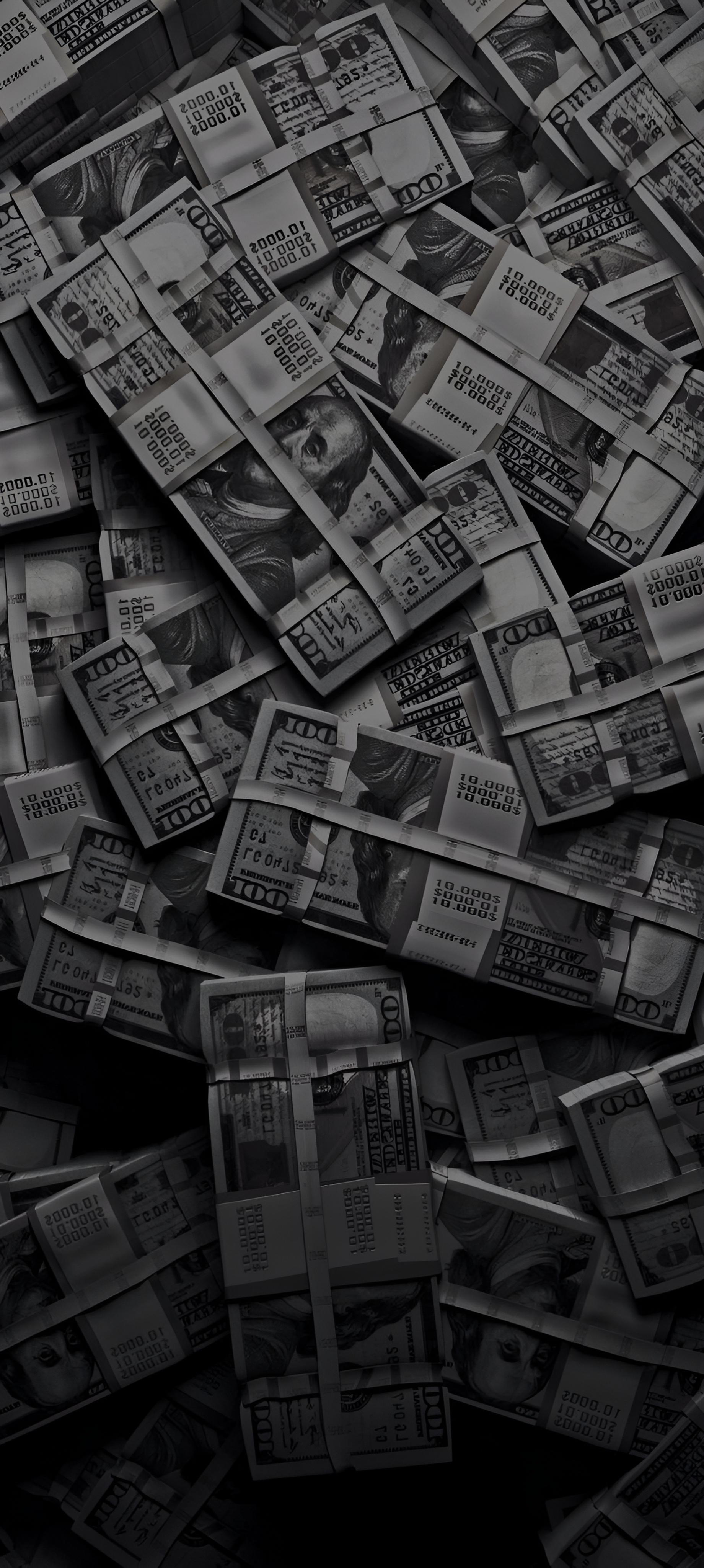 Monochrome Money Pile - ghetto wallpaper for OpersCraft