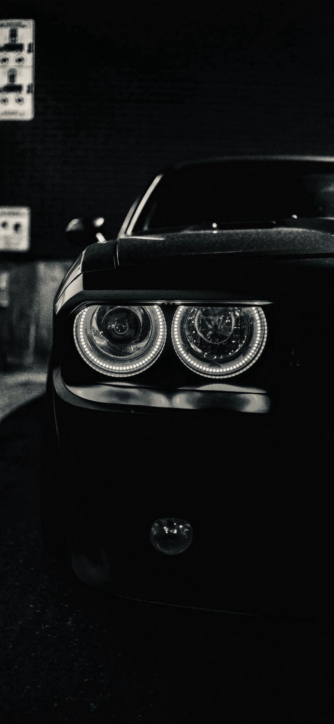 Monochrome Muscle Car - cars wallpaper for OpersCraft