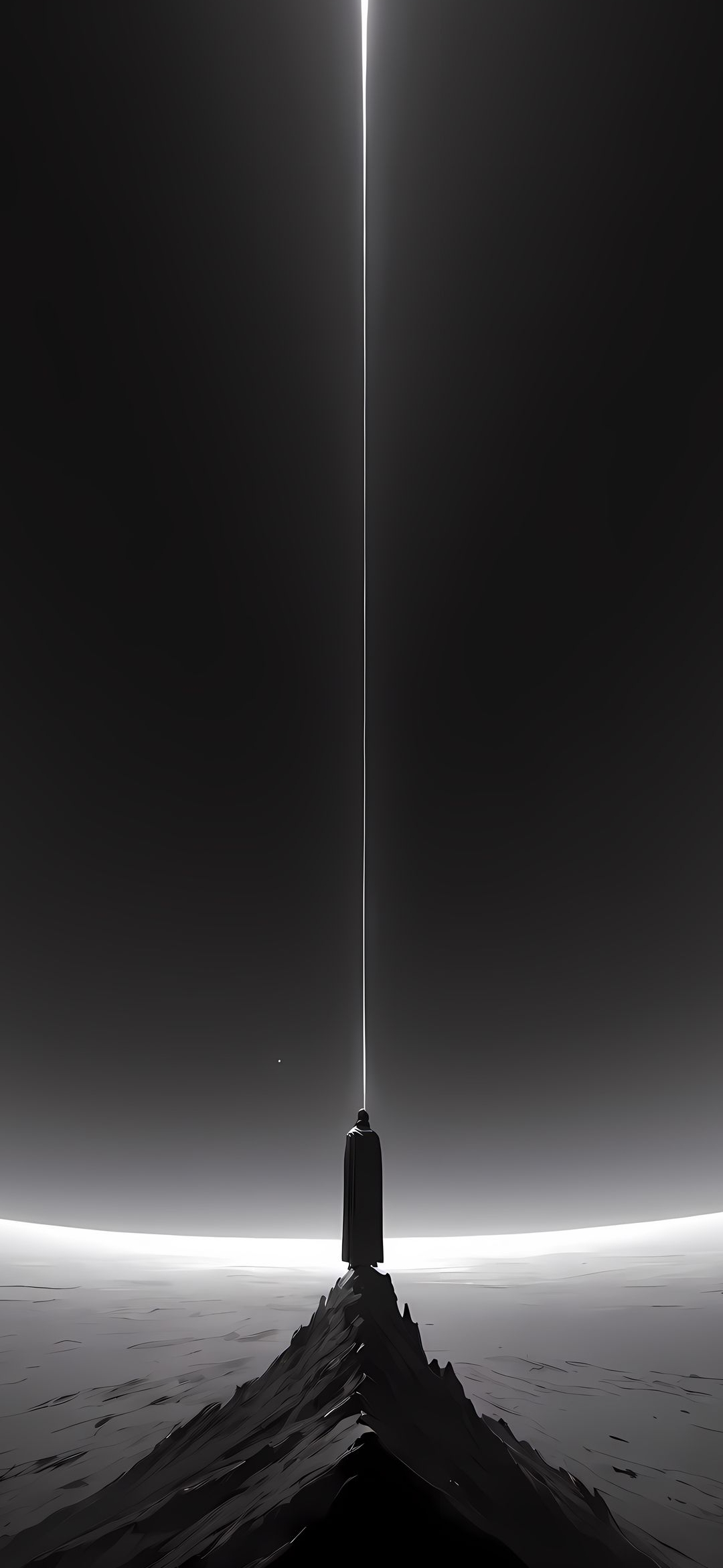 Monochrome Peak Illumination - abstract wallpaper for OpersCraft