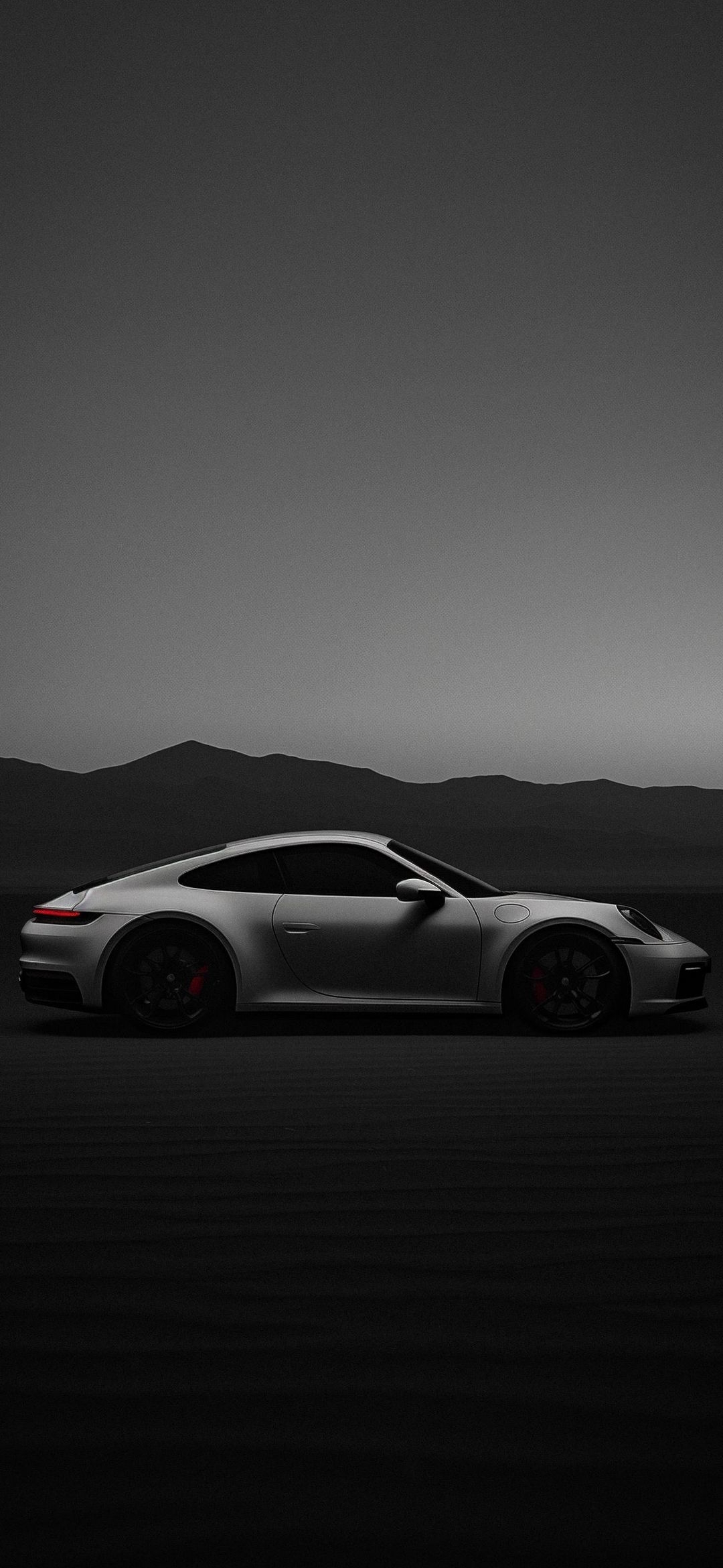 Monochrome Porsche Landscape - porsche wallpaper for OpersCraft