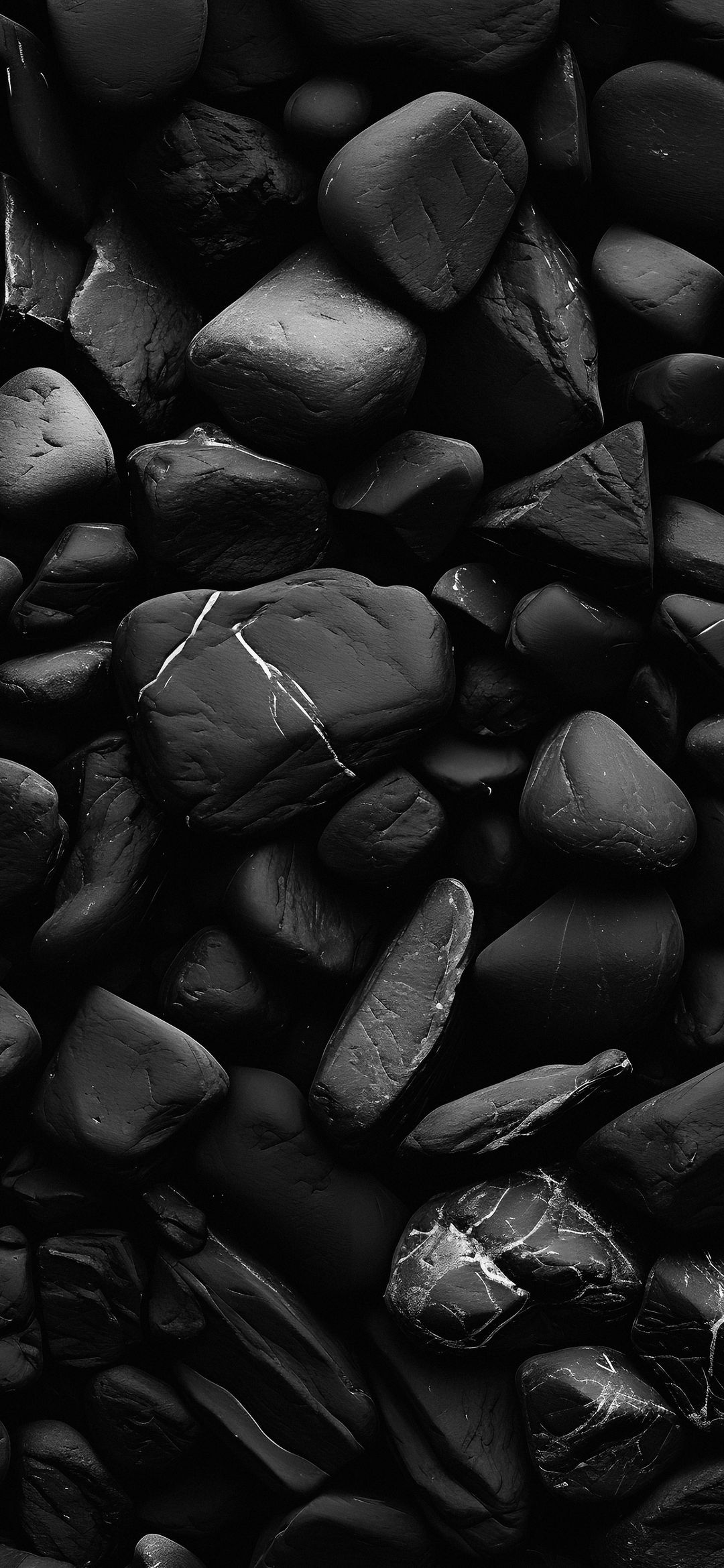 Monochrome Stone Texture - minimal wallpaper for OpersCraft