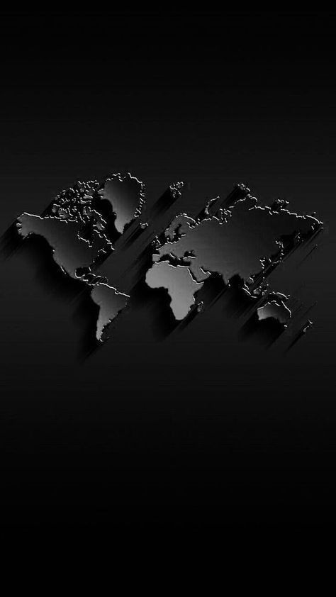 Monochrome World Map - random wallpaper for OpersCraft