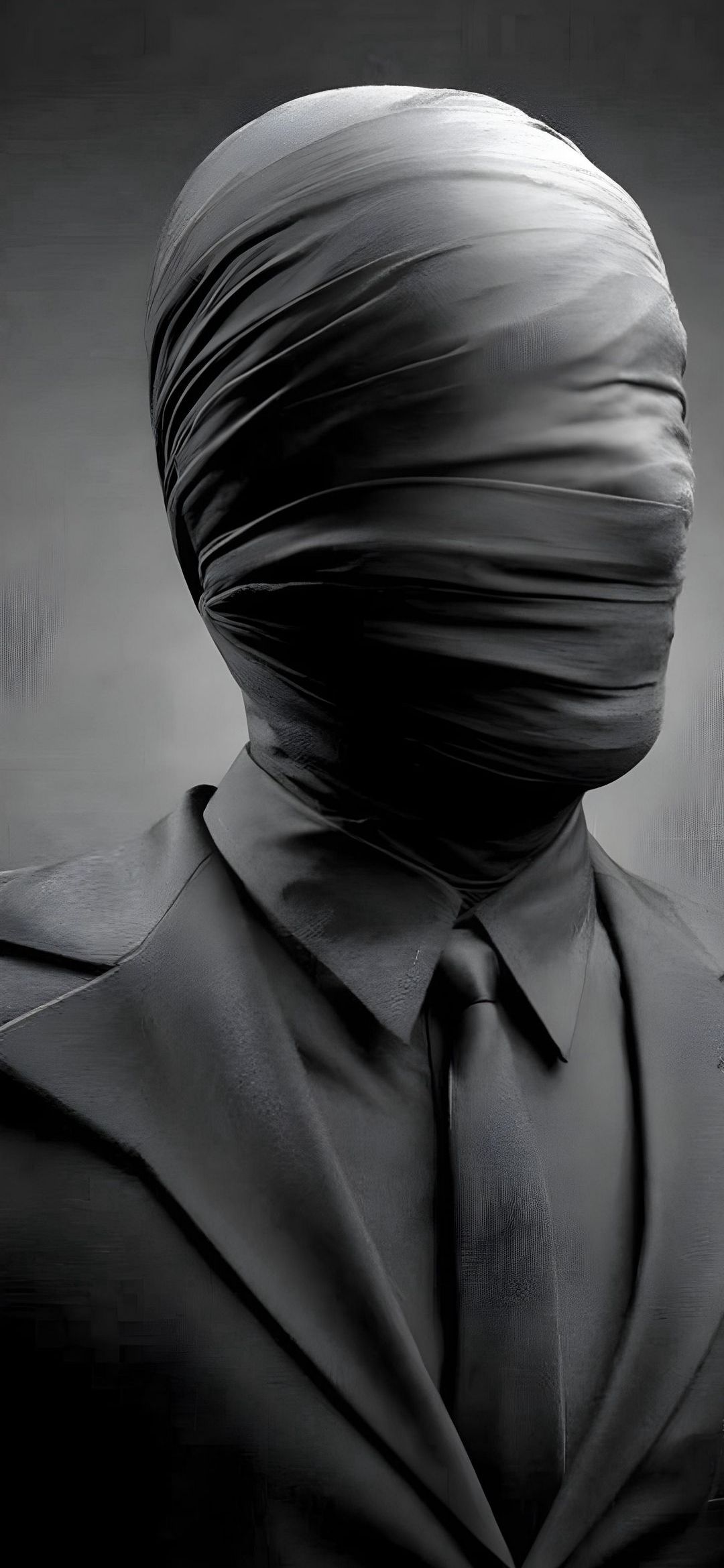Monochrome Wrapped Figure - abstract wallpaper for OpersCraft