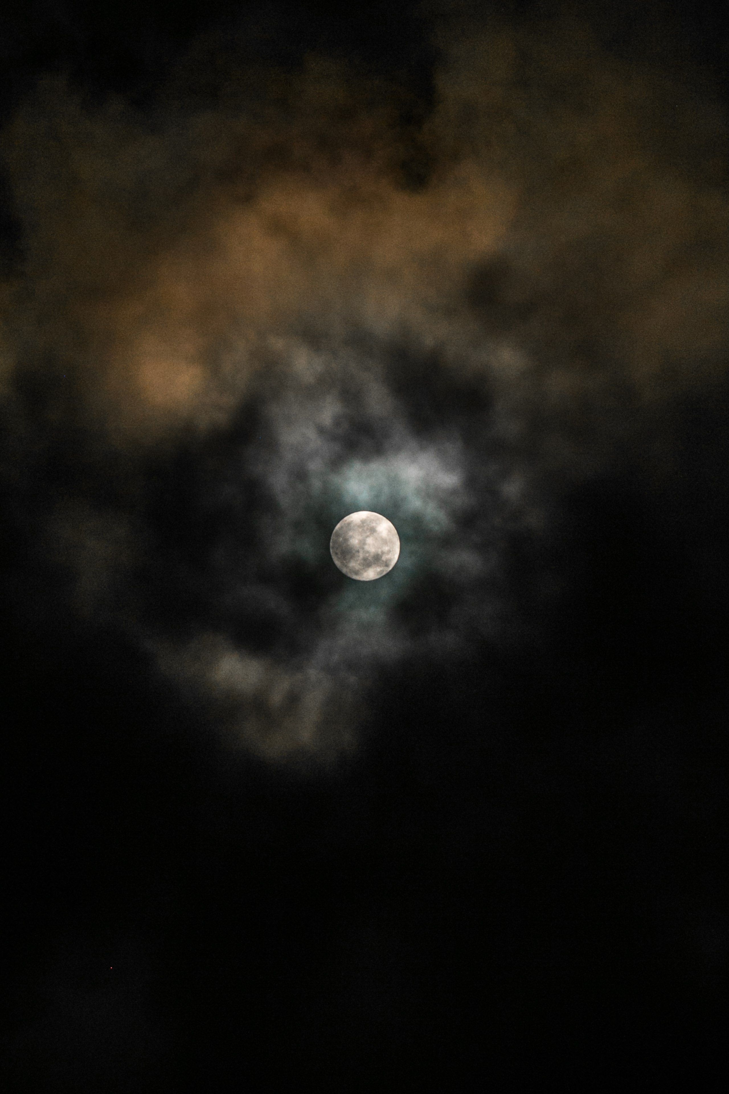 Moon Through Dark Clouds - celestial wallpaper for OpersCraft