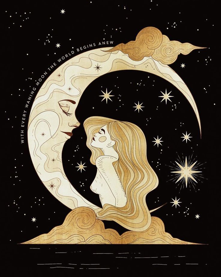 Moonlit Woman's Dream - celestial wallpaper for OpersCraft